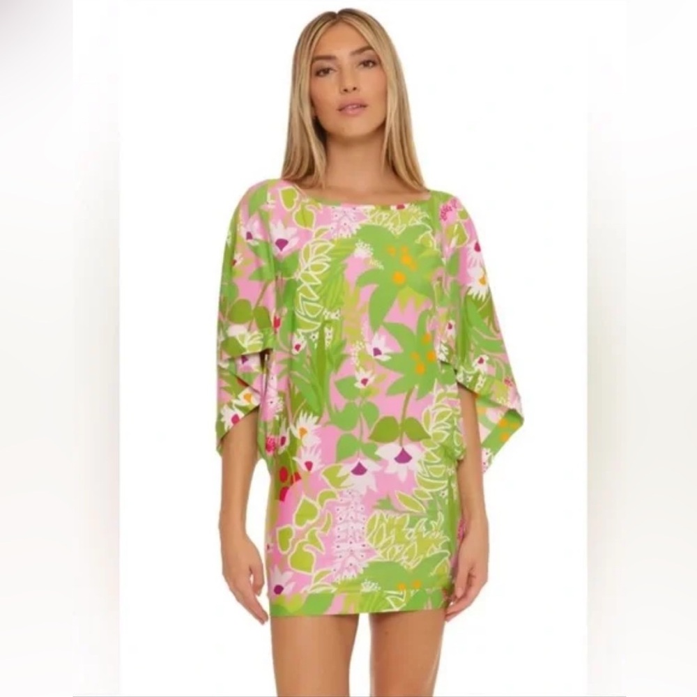 NWT TRINA TURK La Palma Tunic Sarong Coverup Size Medium